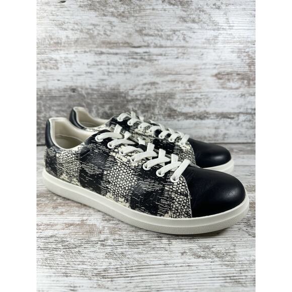 Tory Burch Shoes - Women's Tory Burch Howell Court Black/White Sneakers Sz 9M EXCELLENT SHAPE!